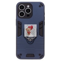 Чехол-накладка для Apple iPhone 15 Pro Max (синий) - SGP001 противоударный