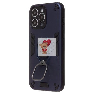 Чехол-накладка для Apple iPhone 15 Pro Max (синий) - SGP001 противоударный