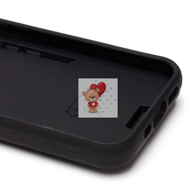 Чехол-накладка для Apple iPhone 15 Pro (черный) - SGP001 противоударный