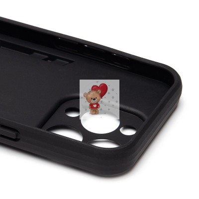 Чехол-накладка для Apple iPhone 15 Pro (черный) - SGP001 противоударный