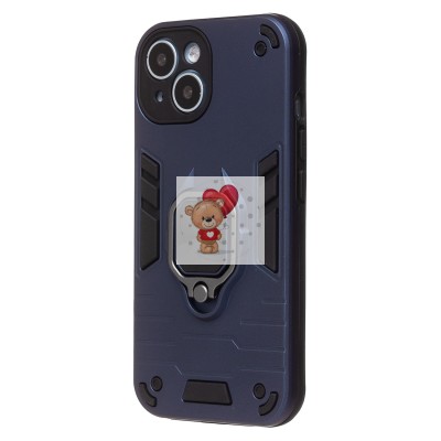 Чехол-накладка для Apple iPhone 15 (синий) - SGP001 противоударный