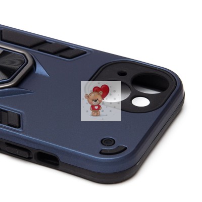 Чехол-накладка для Apple iPhone 15 (синий) - SGP001 противоударный