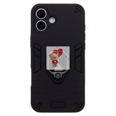 Чехол-накладка для Apple iPhone 16 Plus (черный) - SGP001 противоударный Чехол-накладка для Apple iPhone 16 Plus (черный) - SGP001 противоударный