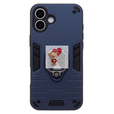 Чехол-накладка для Apple iPhone 16 Plus (синий) - SGP001 противоударный