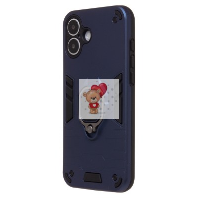 Чехол-накладка для Apple iPhone 16 Plus (синий) - SGP001 противоударный