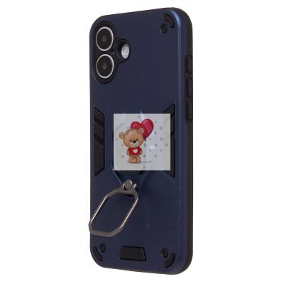 Чехол-накладка для Apple iPhone 16 Plus (синий) - SGP001 противоударный