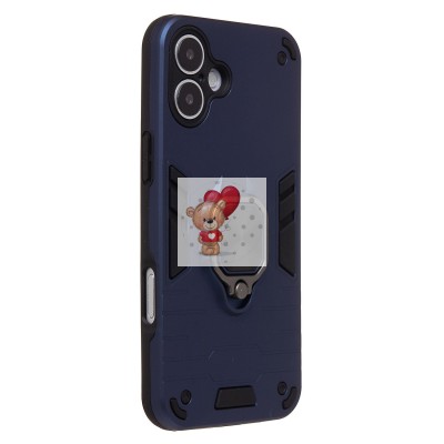 Чехол-накладка для Apple iPhone 16 Plus (синий) - SGP001 противоударный