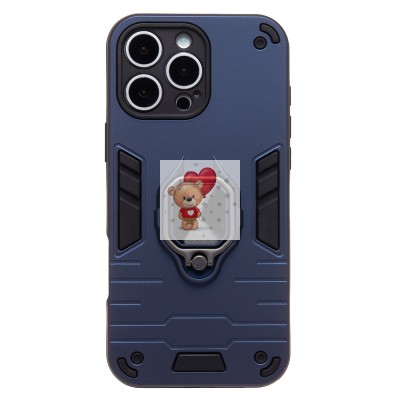 Чехол-накладка для Apple iPhone 16 Pro Max (синий) - SGP001 противоударный