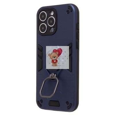 Чехол-накладка для Apple iPhone 16 Pro Max (синий) - SGP001 противоударный