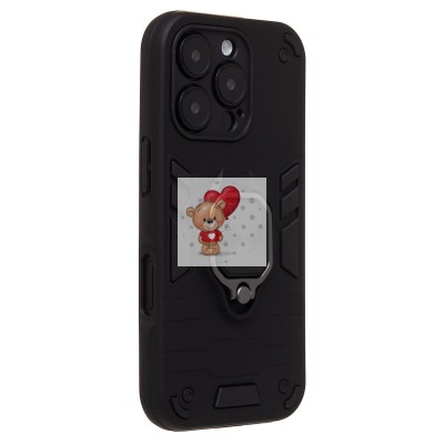 Чехол-накладка для Apple iPhone 16 Pro (черный) - SGP001 противоударный