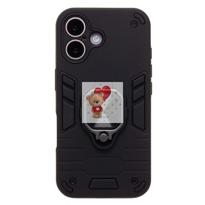 Чехол-накладка для Apple iPhone 16 (черный) - SGP001 противоударный Чехол-накладка для Apple iPhone 16 (черный) - SGP001 противоударный