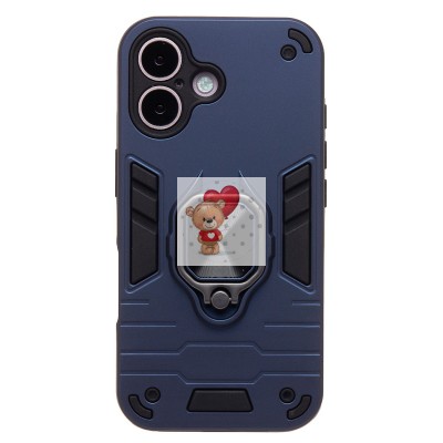 Чехол-накладка для Apple iPhone 16 (синий) - SGP001 противоударный Чехол-накладка для Apple iPhone 16 (синий) - SGP001 противоударный