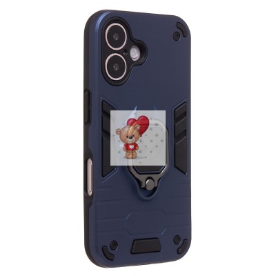 Чехол-накладка для Apple iPhone 16 (синий) - SGP001 противоударный