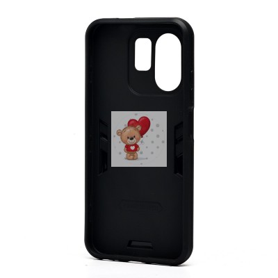 Чехол-накладка для Infinix Hot 50i (черный) - SGP001 противоударный