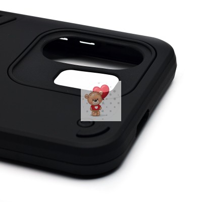 Чехол-накладка для Infinix Hot 50i (черный) - SGP001 противоударный