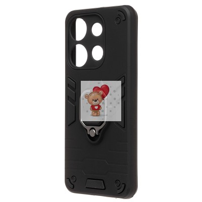 Чехол-накладка для Infinix Smart 7 Global (X6515) (черный) - SGP001 противоударный