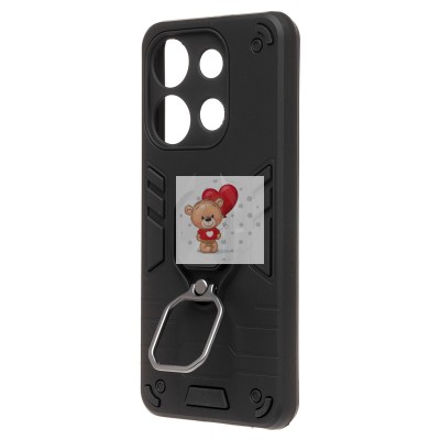 Чехол-накладка для Infinix Smart 7 Global (X6515) (черный) - SGP001 противоударный