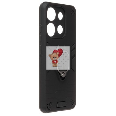 Чехол-накладка для Infinix Smart 7 Global (X6515) (черный) - SGP001 противоударный