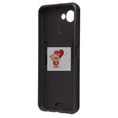 Чехол-накладка для Realme C30 (черный) - SGP001 противоударный