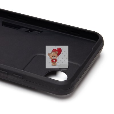 Чехол-накладка для Realme C30 (черный) - SGP001 противоударный