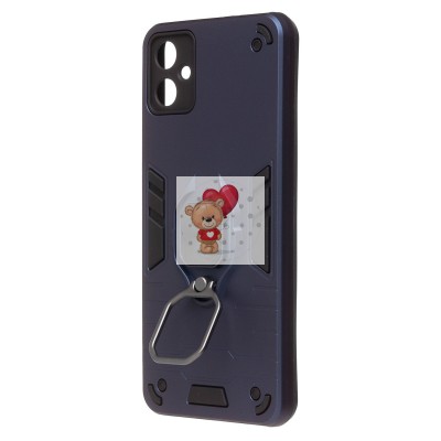 Чехол-накладка для Samsung Galaxy A05 (синий) - SGP001 противоударный