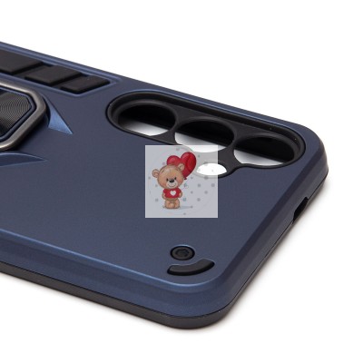 Чехол-накладка для Samsung Galaxy S24+ (синий) - SGP001 противоударный