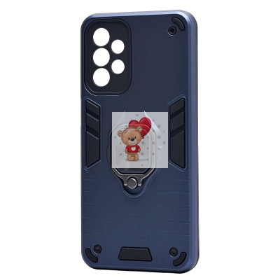 Чехол-накладка для Samsung A235 Galaxy A23 4G (синий) - SGP001 противоударный