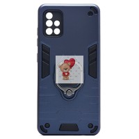 Чехол-накладка для Samsung A515 Galaxy A51 4G (синий) - SGP001 противоударный