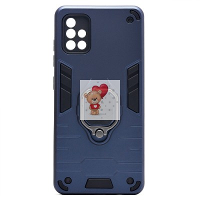 Чехол-накладка для Samsung A515 Galaxy A51 4G (синий) - SGP001 противоударный