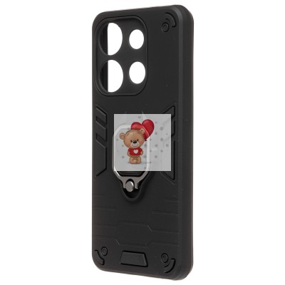 Чехол-накладка для Tecno Pop 7 (черный) - SGP001 противоударный Чехол-накладка для Tecno Pop 7 (черный) - SGP001 противоударный