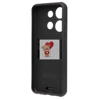 Чехол-накладка для Tecno Pop 7 (черный) - SGP001 противоударный Чехол-накладка для Tecno Pop 7 (черный) - SGP001 противоударный