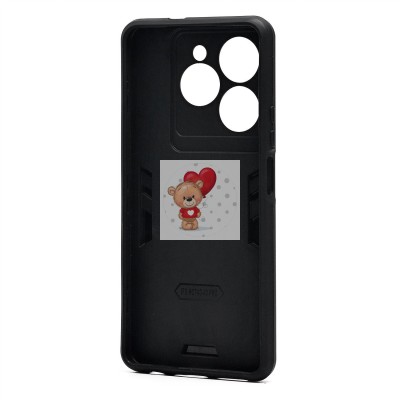 Чехол-накладка для Tecno Spark 20 Pro (черный) - SGP001 противоударный Чехол-накладка для Tecno Spark 20 Pro (черный) - SGP001 противоударный