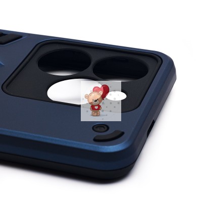 Чехол-накладка для Tecno Spark 20C (синий) - SGP001 противоударный