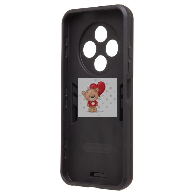 Чехол-накладка для Tecno Spark 30C (черный) - SGP001 противоударный