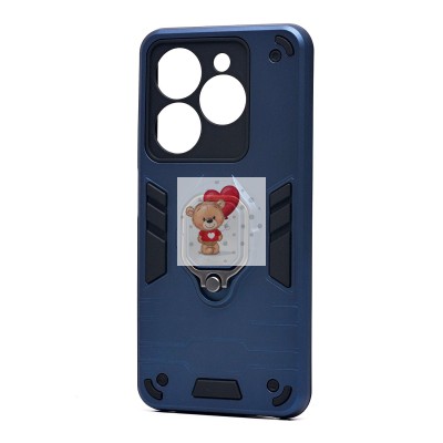 Чехол-накладка для Tecno Spark Go 2024 (синий) - SGP001 противоударный