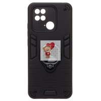 Чехол-накладка для Xiaomi Poco C40 (черный) - SGP001 противоударный