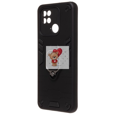 Чехол-накладка для Xiaomi Poco C40 (черный) - SGP001 противоударный