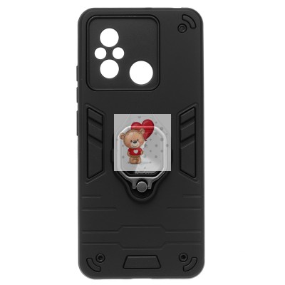 Чехол-накладка для Xiaomi Redmi 12C (черный) - SGP001 противоударный Чехол-накладка для Xiaomi Redmi 12C (черный) - SGP001 противоударный