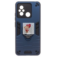 Чехол-накладка для Xiaomi Redmi 12C (синий) - SGP001 противоударный