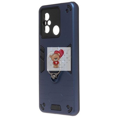 Чехол-накладка для Xiaomi Redmi 12C (синий) - SGP001 противоударный