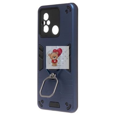 Чехол-накладка для Xiaomi Redmi 12C (синий) - SGP001 противоударный