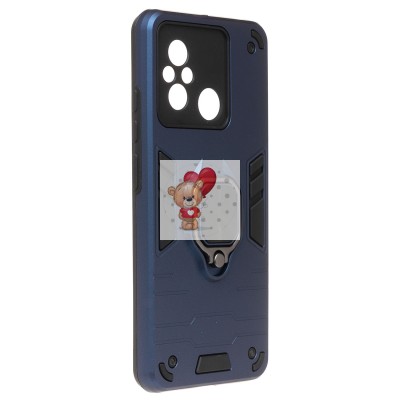 Чехол-накладка для Xiaomi Redmi 12C (синий) - SGP001 противоударный