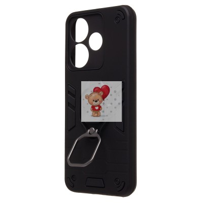 Чехол-накладка для Xiaomi Redmi 13 4G (черный) - SGP001 противоударный