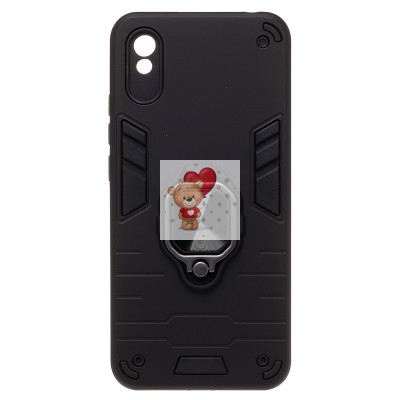 Чехол-накладка для Xiaomi Redmi 9A (черный) - SGP001 противоударный
