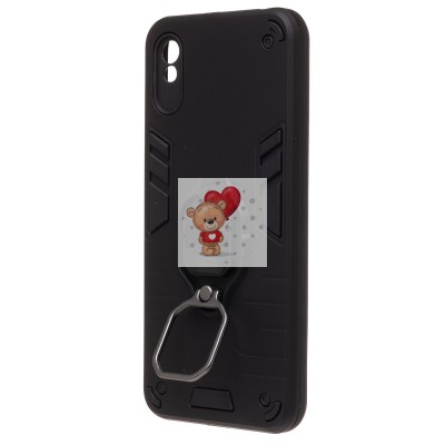 Чехол-накладка для Xiaomi Redmi 9A (черный) - SGP001 противоударный Чехол-накладка для Xiaomi Redmi 9A (черный) - SGP001 противоударный