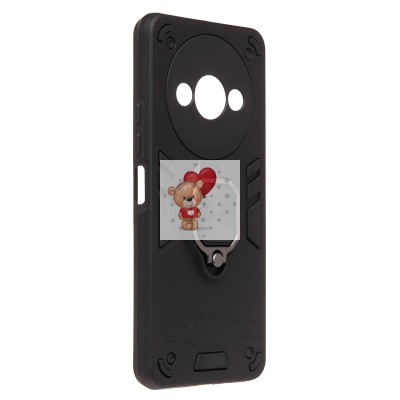 Чехол-накладка для Xiaomi Redmi A3 (черный) - SGP001 противоударный