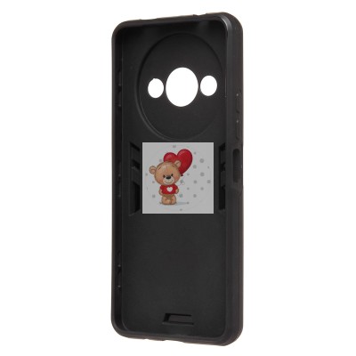 Чехол-накладка для Xiaomi Redmi A3 (черный) - SGP001 противоударный