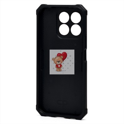 Чехол-накладка для Honor X8b (черный) - SGP002 противоударный