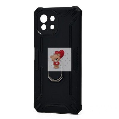 Чехол-накладка для Xiaomi Mi 11 Lite 5G (черный) - SGP002 противоударный Чехол-накладка для Xiaomi Mi 11 Lite 5G (черный) - SGP002 противоударный