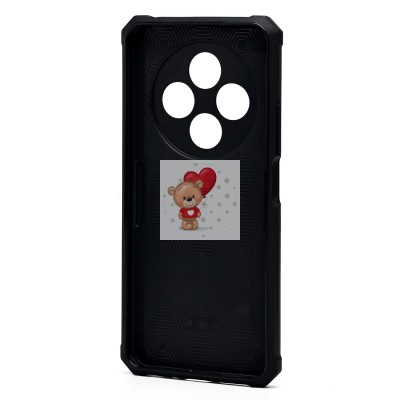 Чехол-накладка для Xiaomi Redmi 14C 4G (черный) - SGP002 противоударный